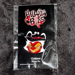 New Shark Robot Helluva Boss “Crimson” Enamel Pin